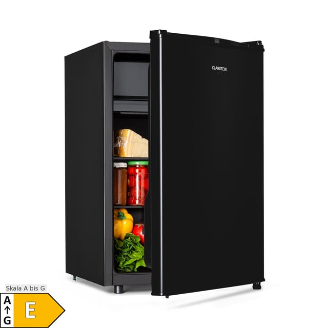 Obsidian Kühlschrank 72 Liter Eisfach schwarz