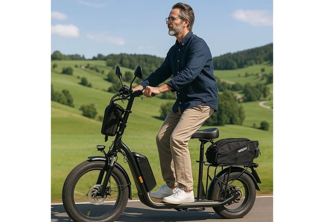 VIRON E-Scooter - XI-1500-EEC - schwarz, MaxRange 25Ah