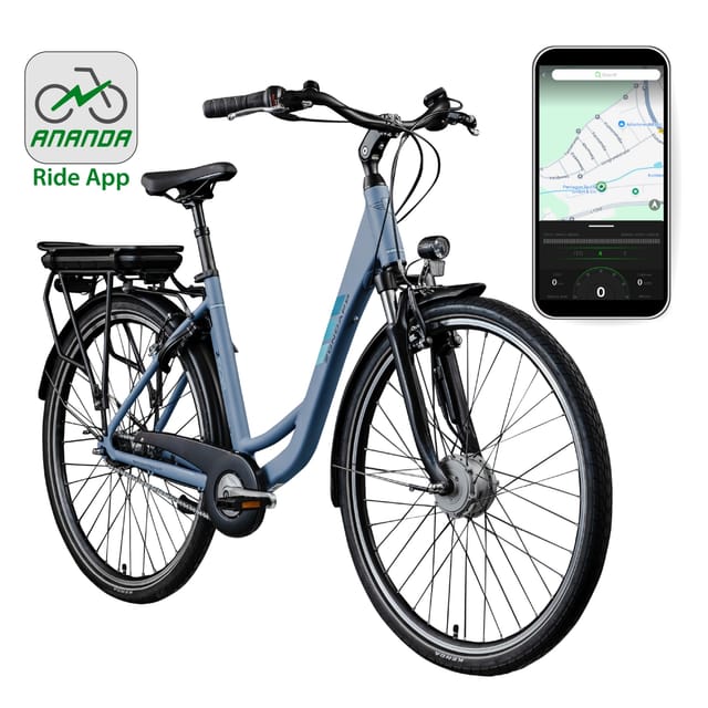 Zündapp Z502 E Bike Damen 28 Zoll Pedelec 155-180 cm Elektrofahrrad dusty blue 50 cm