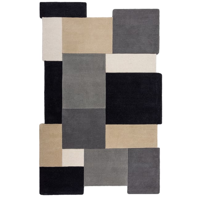 Handgetufteter Wollteppich THAMES EVA - Geometrisch & Modern KADIMA DESIGN