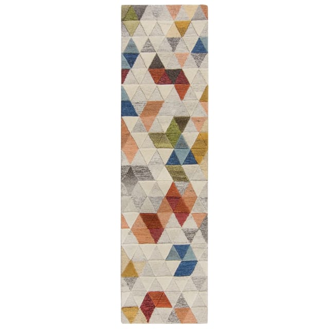 Moderner Teppich in Lebendigen Farben, mit Rutschfestem Rücken "Esk Leo". 60x230 cm Kadima Design
