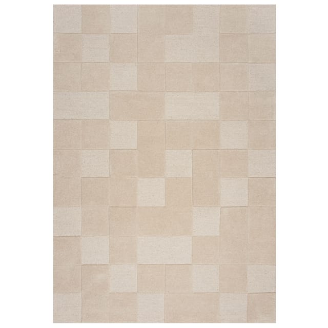 Eleganter Teppich in neutralen Tönen "Deben Seth". 200x290 cm Kadima Design