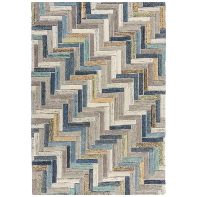 Stilvoller "Esk Finn" Teppich mit Rutschfestem Rücken. 160x230 cm Kadima Design
