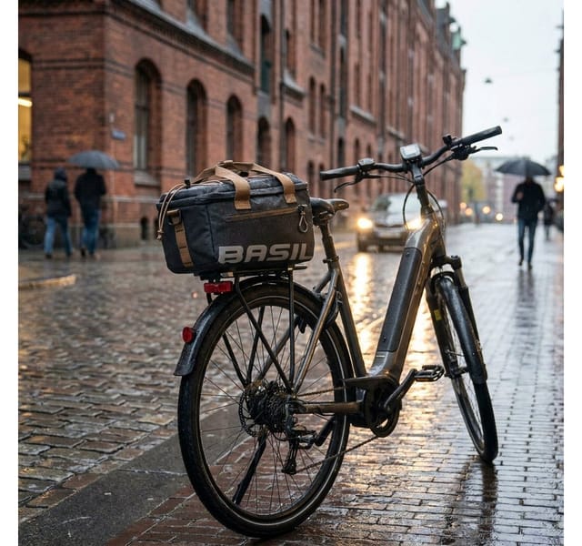 BASIL Gepäckträger-Tasche "Miles MIK 2.0", black slate