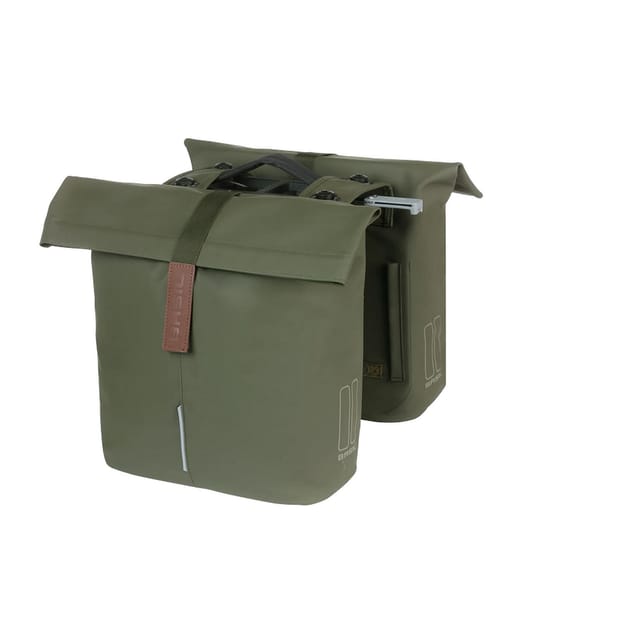 BASIL Doppelpacktasche "City Double Pannier Bag MIK 2.0" , moosgrün