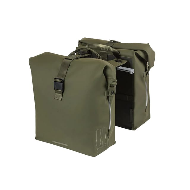 BASIL Doppelpacktasche "Soho Nordlicht MIK 2.0", moss green