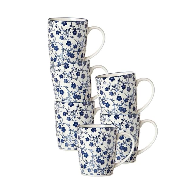 Ritzenhoff & Breker Henkelbecher Royal Sakura 350 ml 6er Set