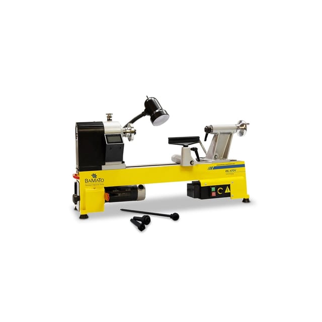 BAMATO Drechselmaschine WL-470V mit Digitalanzeige