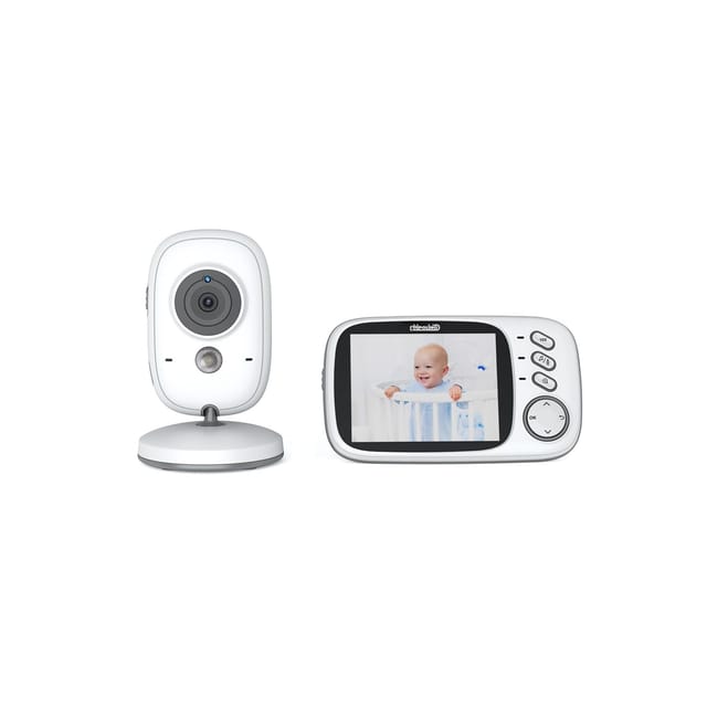 Chipolino Babyphone Polaris+ Kamera 3,2" IPS LCD Display Temperatursensor Alarm weiß