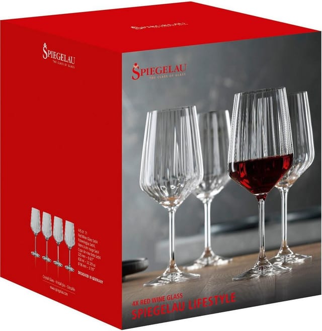 Spiegelau Rotweingläser Lifestyle 630 ml 4er Set