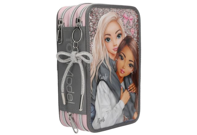 Depesche 3-Fach Federtasche MY BFF TOPModel 7,5 x 13 x 20 cm