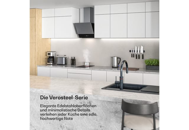 Verosteel Glaskeramik-Kochfeld Minimalistisch, kraftvoll 2 Kochzonen 3000 W 30 cm