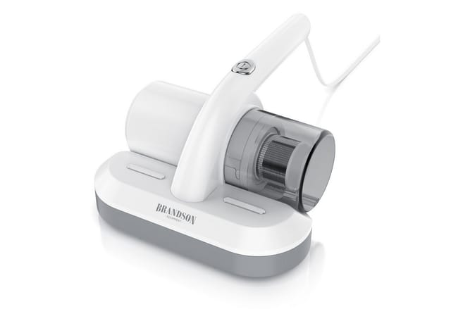 Brandson Matratzenreinigungsgerät Milbenstaubsauger 300W, UV-C Licht, 300 W, beutellos, HEPA Filter, für Betten, Polstermöbel, ideal für Allergiker