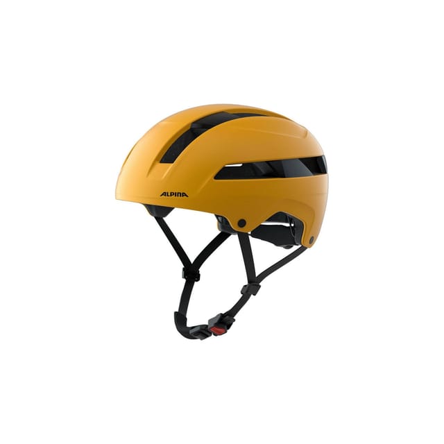Alpina City-Fahrradhelm Soho, burned yellow matt