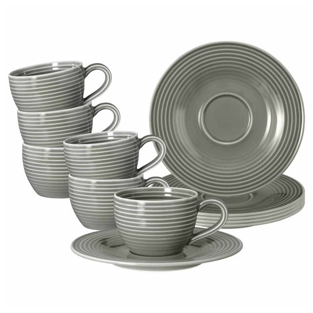 Seltmann Weiden Espressotassen mit Untertassen Beat Color Glaze 100 ml 6er Set