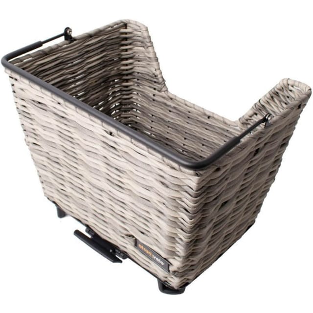 Hinterrad-Fahrradkorb "Picnic AVS", grau