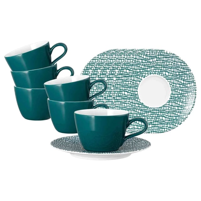 Seltmann Weiden Kaffeetassen mit Untertassen Life Fashion 240 ml 6er Set