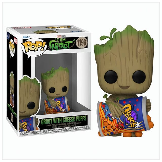 POP - Marvel - I am Groot -Groot with Cheese Puffs