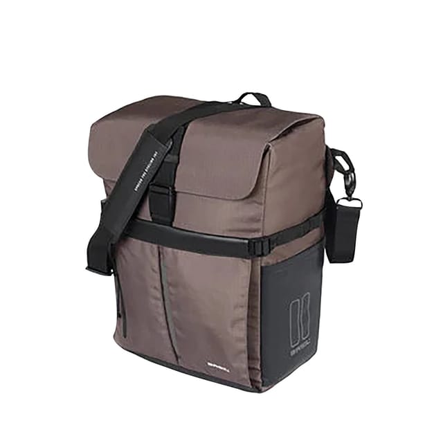 BASIL Fahrrad-Gepäckträgertasche Move MIK Hooks, braun