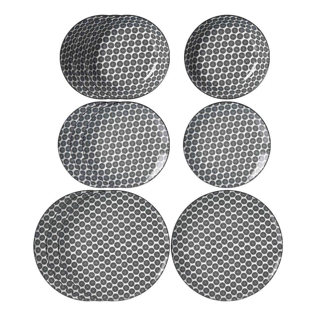 Ritzenhoff & Breker Teller-Set Takeo Circles 12er Set