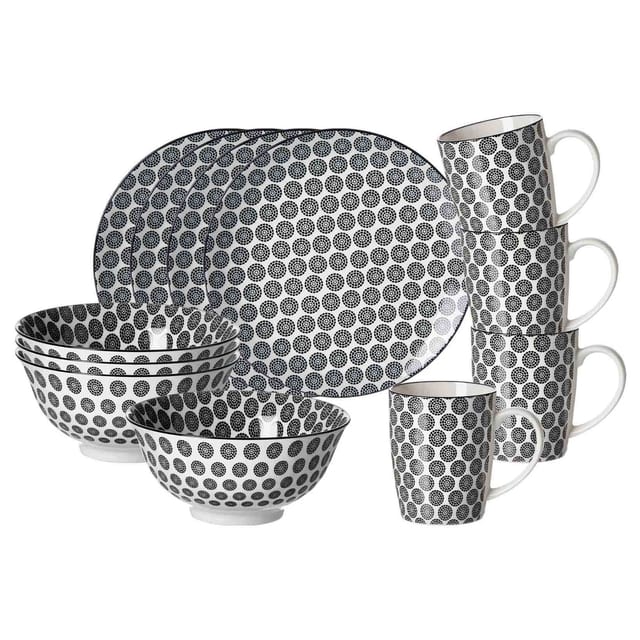 Ritzenhoff & Breker Frühstücksset Takeo Circles 12er Set