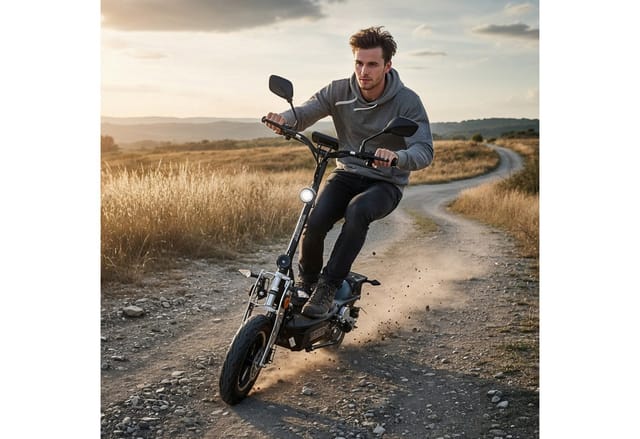 E-Scooter - VR-1500-EEC - mit Straßenzulassung - schwarz