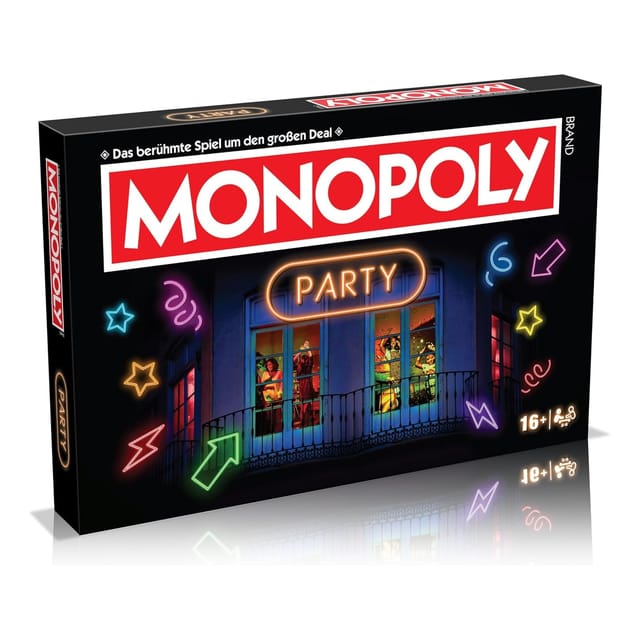 Monopoly Party - Brettspiel für 2-6 Spieler ab 16 Jahren deutsche Edition