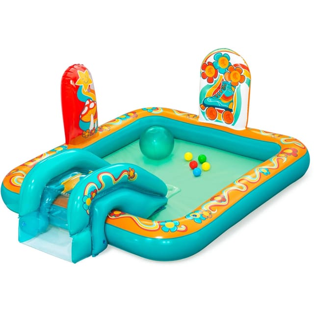 Bestway Bestway® Wasserspielcenter Retro-Welt 193 x 152 x 74 cm