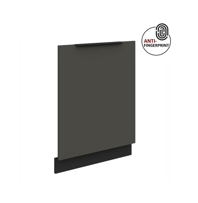 Frontblende für vollintegrierten Geschirrspüler 60 ARIA Graphite + Schwarz matt
