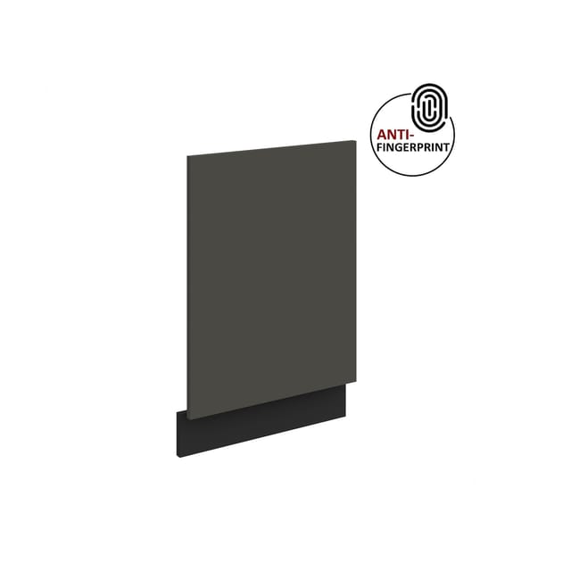 Frontblende für integrierten Geschirrspüler 45 cm ARIA Graphite + Schwarz matt