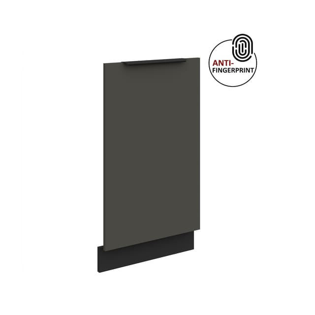 Frontblende für vollintegrierten Geschirrspüler 45 ARIA Graphite + Schwarz matt