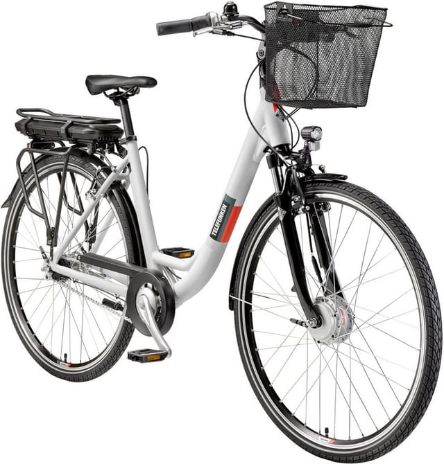 Telefunken City E-Bike Elektrofahrrad 28 Zoll 7-Gang Nabenschaltung Frontmotor 536,5Wh Akku EBike Pedelec RC667