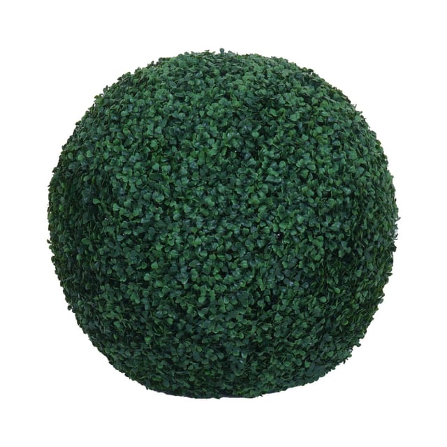 Künstlicher Busch MCW-O96, Buchskugel Dekopflanze Buchsbaumkugel Kunstpflanze Buxus, Outdoor, Polyethylen Ø 53cm