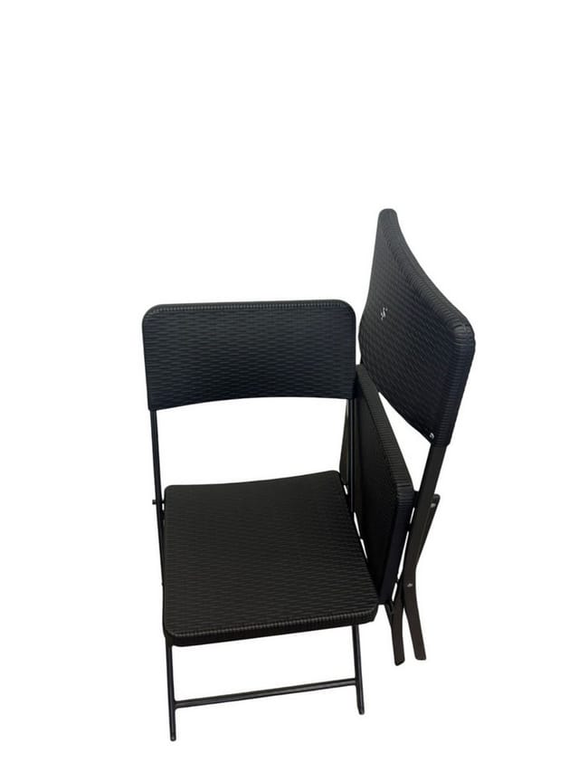 Sedex 2er Set Klappstuhl Mila Schwarz/Anthrazit