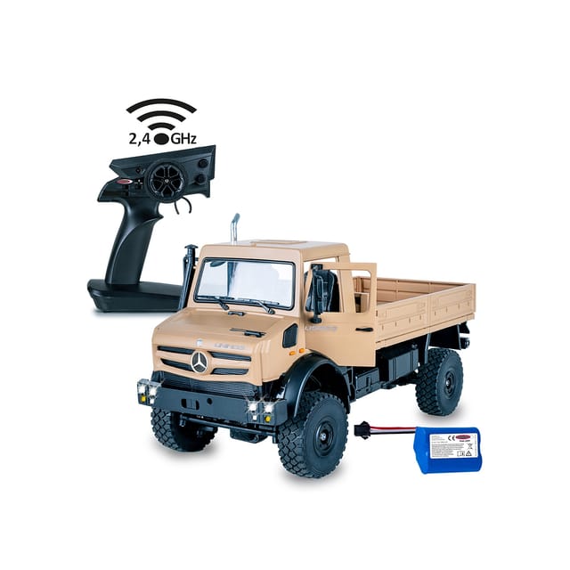 JAMARA Mercedes -Benz Unimog U5023 1:14 beige 2,4GHz