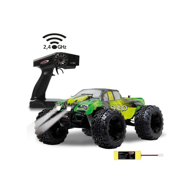 JAMARA-53366-Shiro Monstertruck 4WD 1:10 NiMh 2,4GHz mit LED