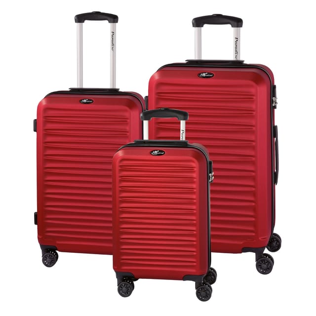 3-tlg. Trolley-Set "Havanna 2.0", rot