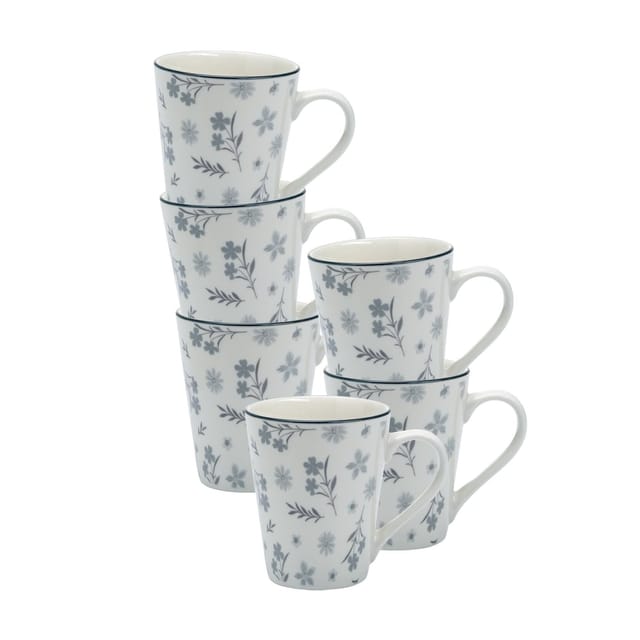 Ritzenhoff & Breker Henkelbecher Sendai Blume 300 ml 6er Set