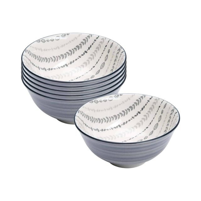 Ritzenhoff & Breker Müslischalen Sendai Ranke ø 15,5 cm 6er Set