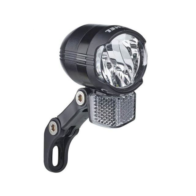 Büchel Shiny 80 Fahrrad Licht 80 Lux Fahrradbeleuchtung LED StVZO Beleuchtung Fahrradlampe weiß Fahrradlicht vorne für E Bike