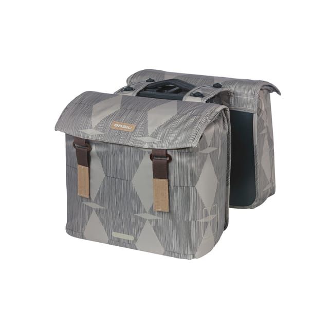BASIL Doppelpacktasche Elegance MIK 2.0, grau
