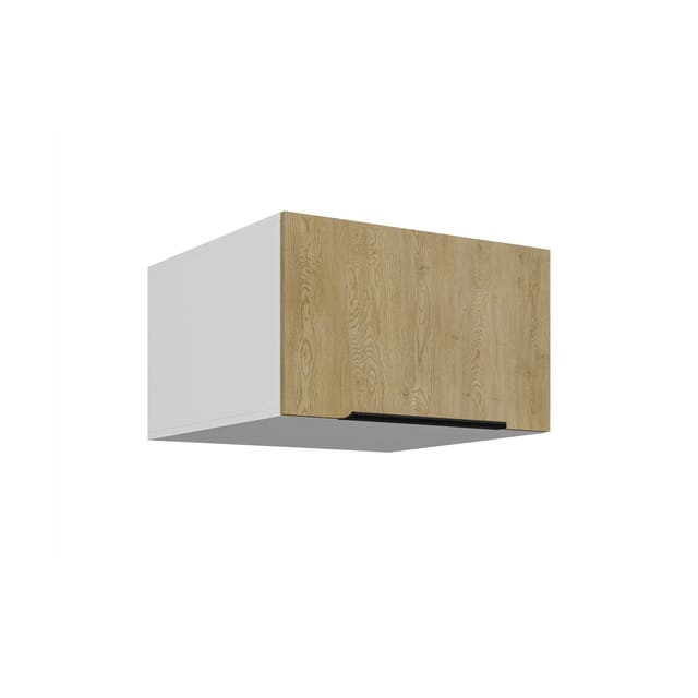 Aufsatzschrank Hochschrank 60 cm CREMONA Eiche Küchenzeile Küchenblock Küche
