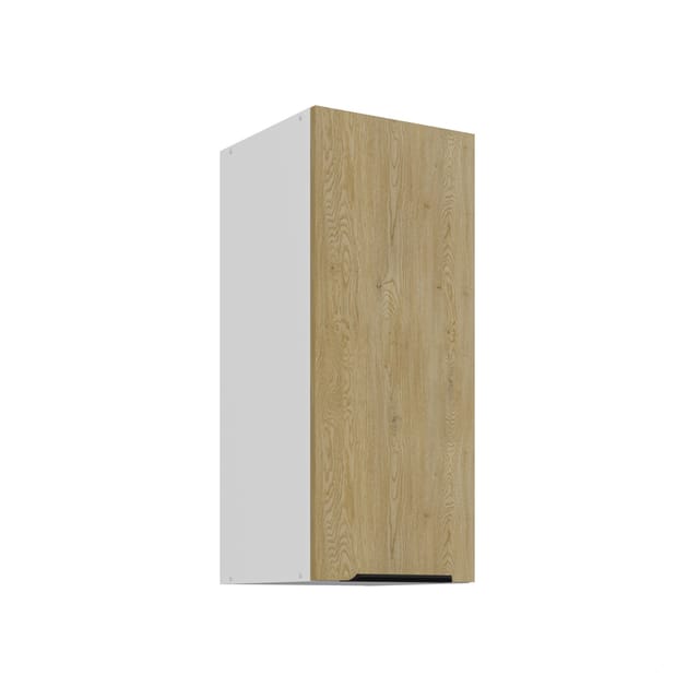 Küchen Hängeschrank 30 cm CREMONA Eiche + Weiß Küche Küchenzeile Küchenblock