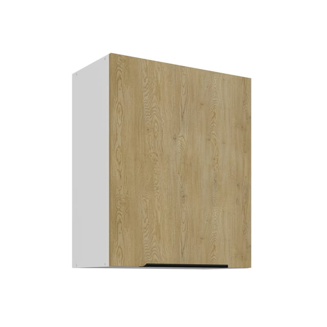 Küchen Hängeschrank 60 cm CREMONA Eiche + Weiß Küche Küchenzeile Küchenblock
