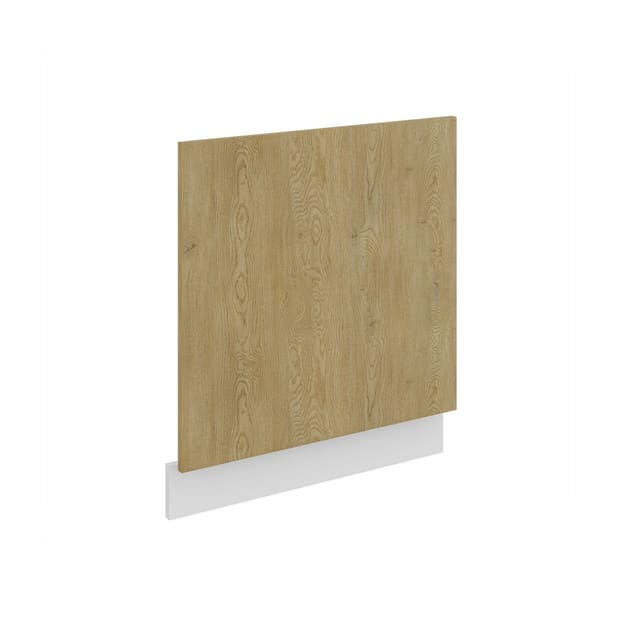 Frontblende für integrierten Geschirrspüler 60 cm Küche CREMONA Eiche + Weiß