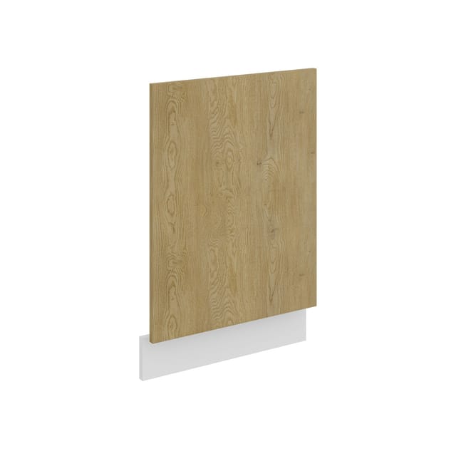 Frontblende für integrierten Geschirrspüler 45 cm Küche CREMONA Eiche + Weiß