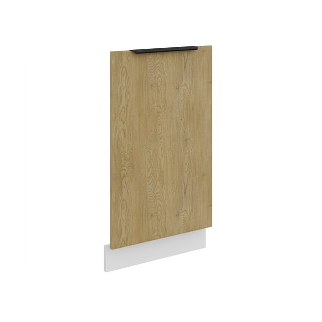 Frontblende für vollintegrierten Geschirrspüler 45 cm Küche CREMONA Eiche + Weiß