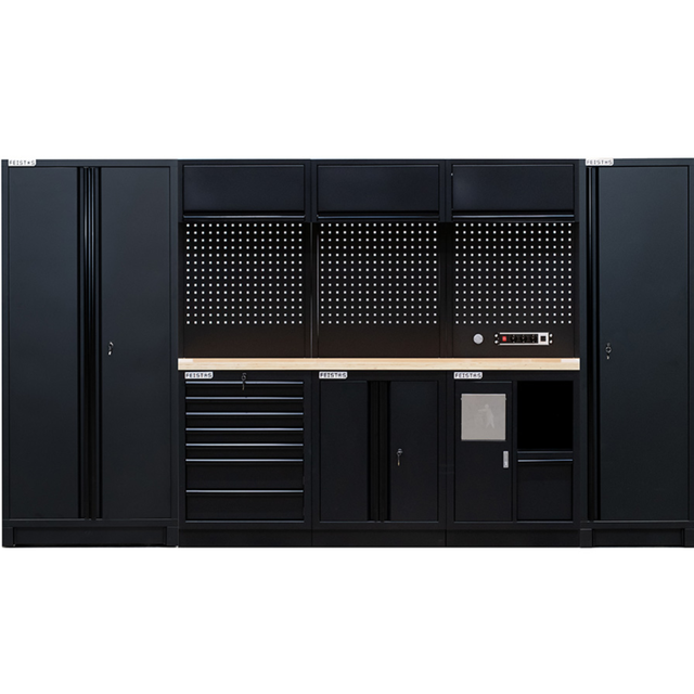 Feistos Werkstatteinrichtung EOS 12 Blackline Schwarz 61x356x200cm