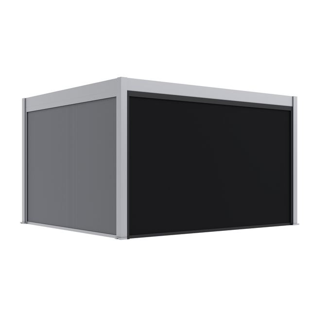 Paragon Outdoor Outdoor Seitenteil für Pergola Grand Tuscan 14 Grau 403x237cm