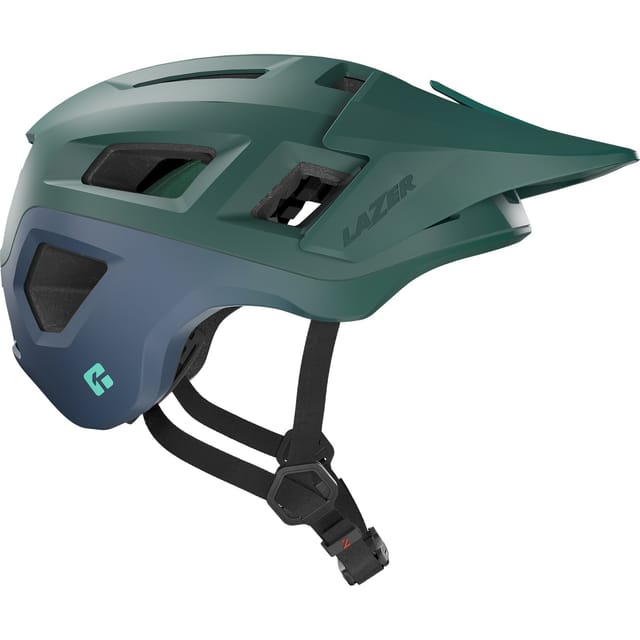 LAZER MTB-Helm Coyote KinetiCore, grünblau